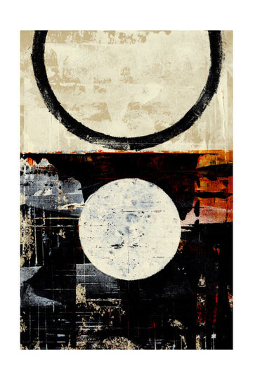 Stark Geometric Circles | Poster - Passepartout