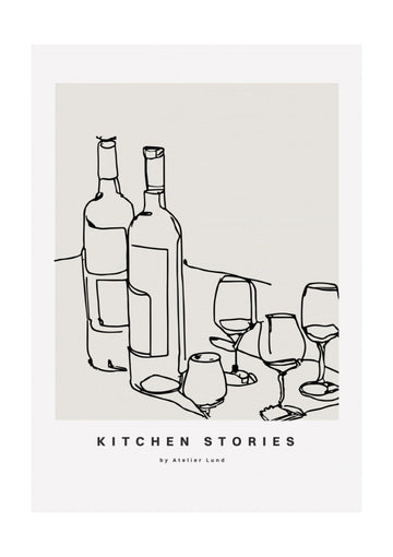 Wine and Conversation | Poster - Passepartout