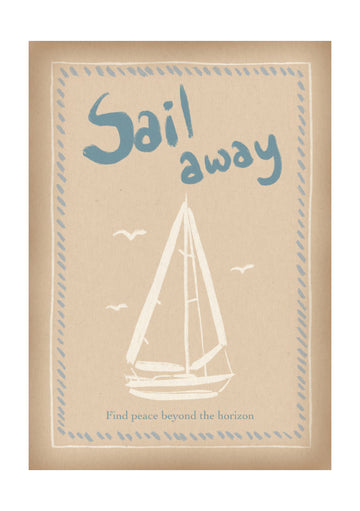 Sail Away Serenity | Poster - Passepartout