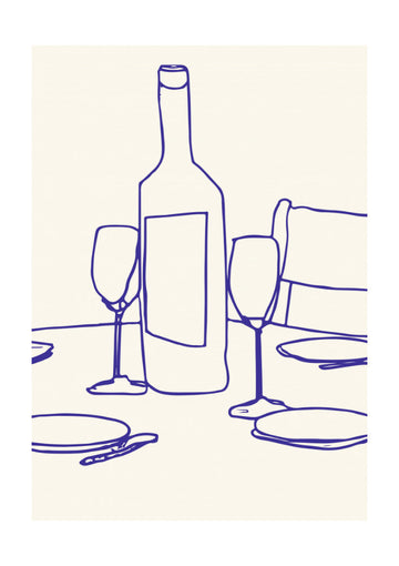 Wine and Dine | Poster - Passepartout