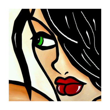 Bold Green Gaze | Poster - Passepartout