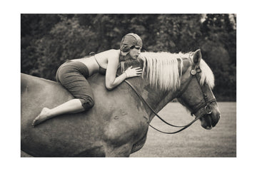 Vintage Equestrian Portrait | Poster - Passepartout