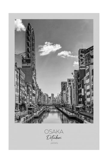 Dotonbori Canal Osaka Japan | Poster - Passepartout