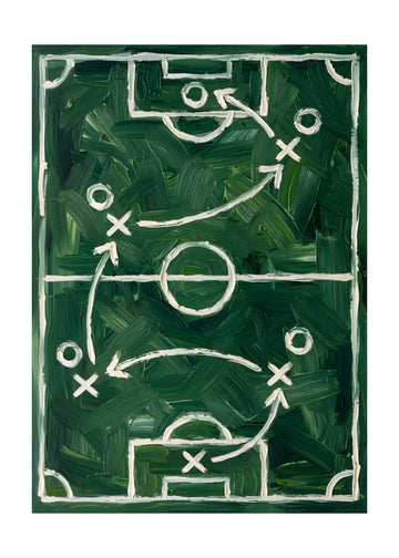 Football Game Plan | Poster - Passepartout