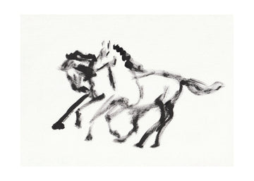 Dynamic Running Horses | Poster - Passepartout