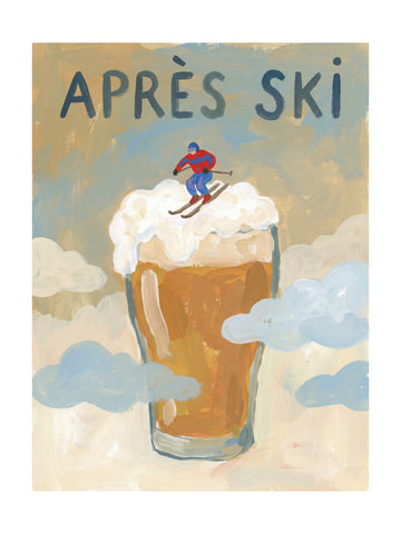 Après Ski Beer | Poster - Passepartout