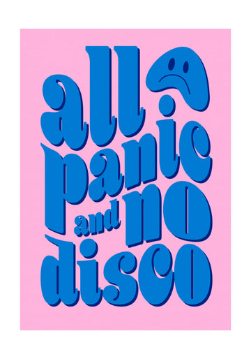 All Panic No Disco | Poster - Passepartout