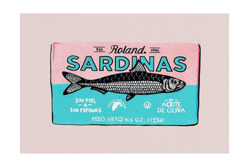 Vintage Sardine Art | Poster - Passepartout
