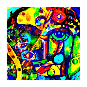 Vibrant Abstract Eye | Poster - Passepartout