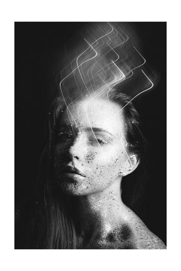 Ethereal Glitter Woman | Poster - Passepartout