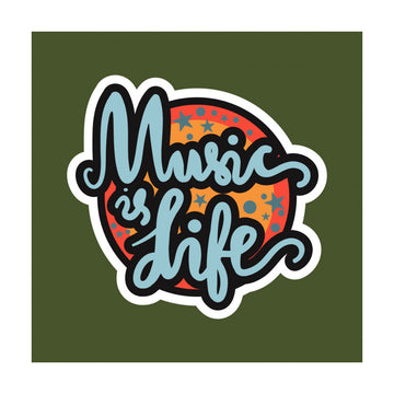 Groovy Music Is Life | Poster - Passepartout