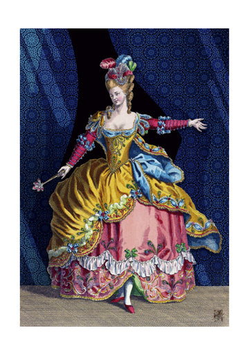 Rococo Stage Costume | Poster - Passepartout