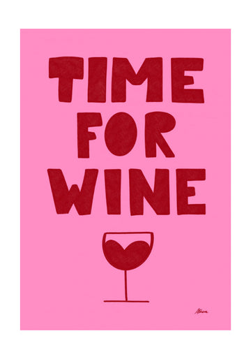 Time for Wine | Poster - Passepartout