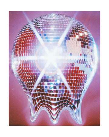 Melting Disco Ball | Poster - Passepartout