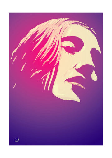 Emotional Pink Profile | Poster - Passepartout