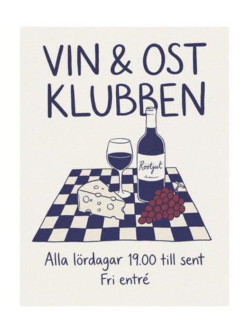Cozy Wine Club | Poster - Passepartout
