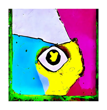 Vibrant Abstract Eye | Poster - Passepartout
