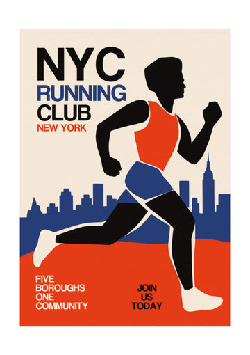 New York City Runner | Poster - Passepartout