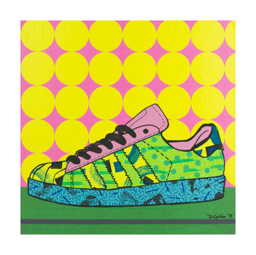 Colorful Pop Art Sneaker | Poster - Passepartout