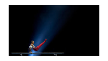 Gymnast on Parallel Bars | Poster - Passepartout