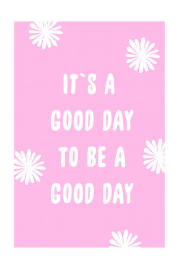 Pink Happy Quote | Poster - Passepartout