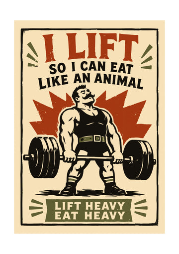 Strongman Gym Humor | Poster - Passepartout