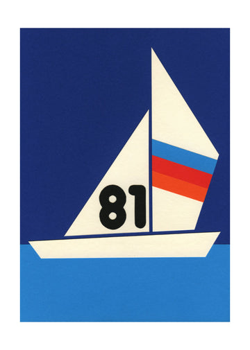 Blue Water Sailing 81 | Poster - Passepartout