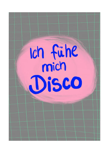 I Feel Disco | Poster - Passepartout