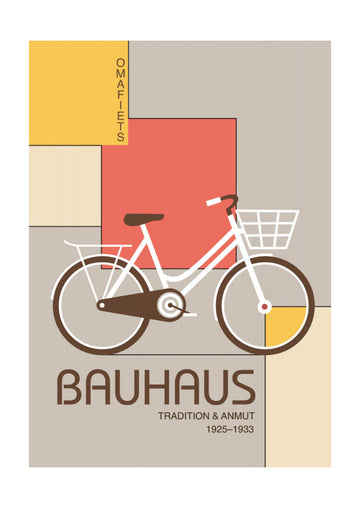 Bauhaus Bicycle Design | Poster - Passepartout