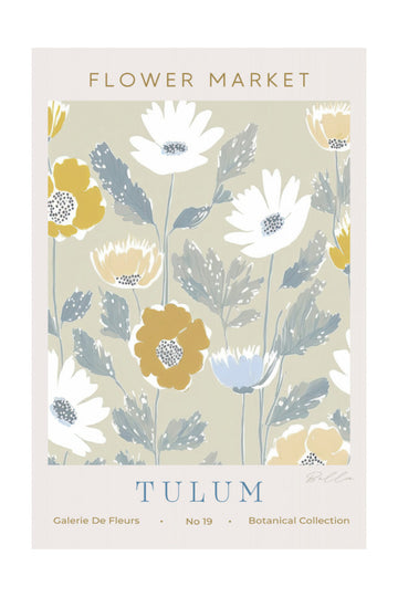 Soft Pastel Blooms | Poster - Passepartout
