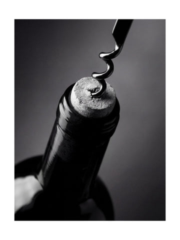 Opening Wine Bottle | Poster - Passepartout