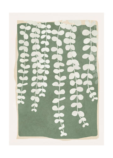 Organic Green Foliage | Poster - Passepartout