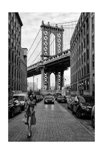 Manhattan Bridge Urban Style | Poster - Passepartout