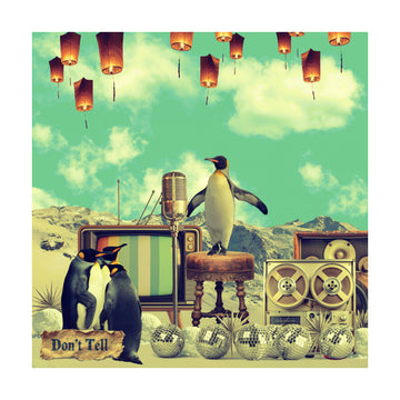 Retro Penguin Party | Poster - Passepartout