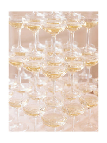 Champagne Tower Celebration | Poster - Passepartout