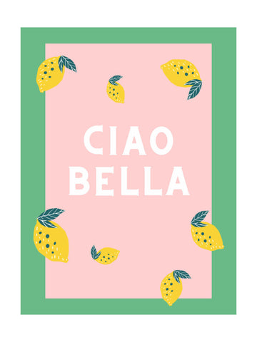 Ciao Bella Lemons | Poster - Passepartout