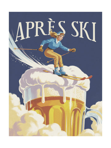 Apres Ski Fun | Poster - Passepartout