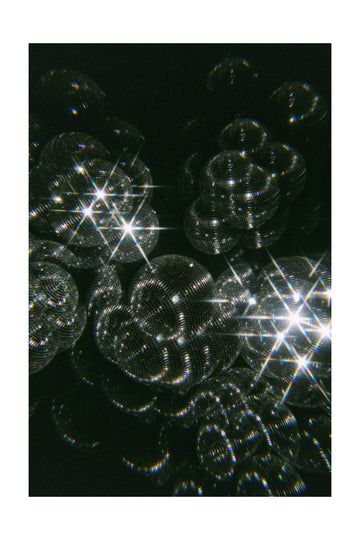Sparkling Disco Balls | Poster - Passepartout
