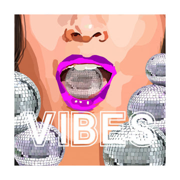 Disco Lip Vibes | Poster - Passepartout