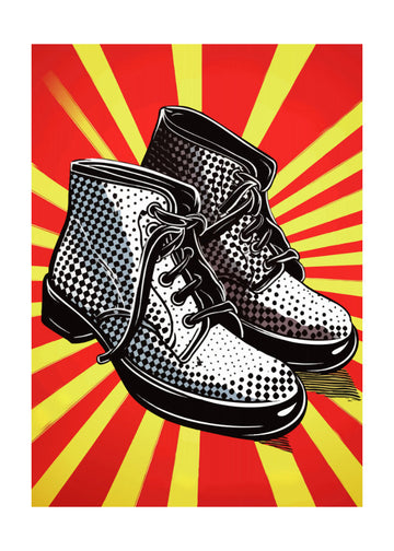 Pop Art Boots | Poster - Passepartout