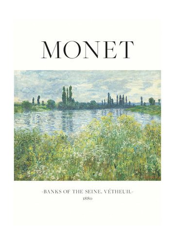 Banks Of The Seine | Poster - Passepartout