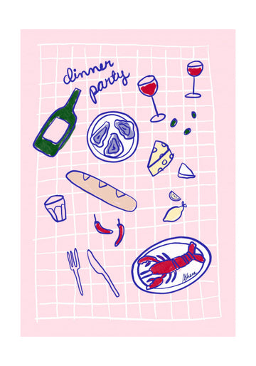 Dinner Party | Poster - Passepartout