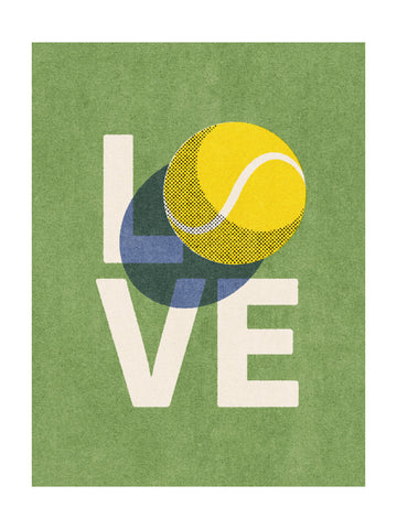Tennis Love Court | Poster - Passepartout