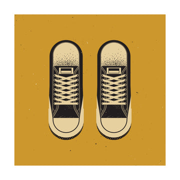 Classic Canvas Sneakers | Poster - Passepartout