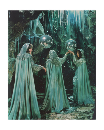 Mystical Ice Cave Women | Poster - Passepartout