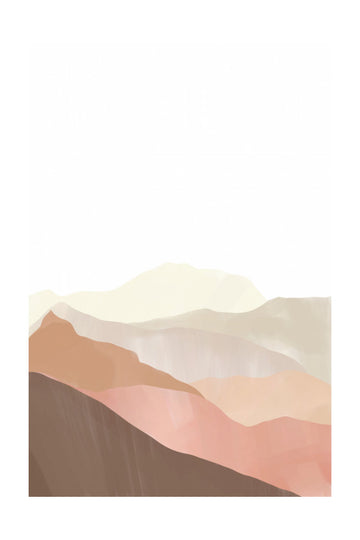 Soft Desert Layers | Poster - Passepartout