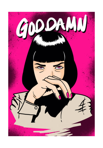 Sassy Pop Art Woman | Poster - Passepartout