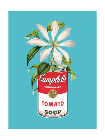 Campbells and Flowers | Poster - Passepartout