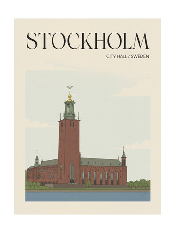 Stockholm City Hall | Poster - Passepartout