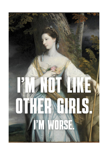 Not Like Other Girls | Poster - Passepartout